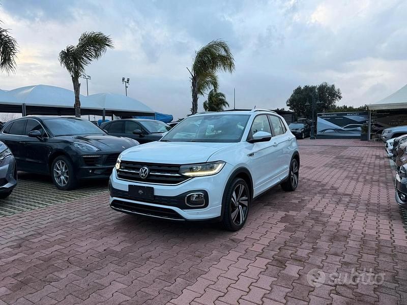 Usata VW T-Cross Advance 116 CV (85 kW) 2019 Bianco SUV