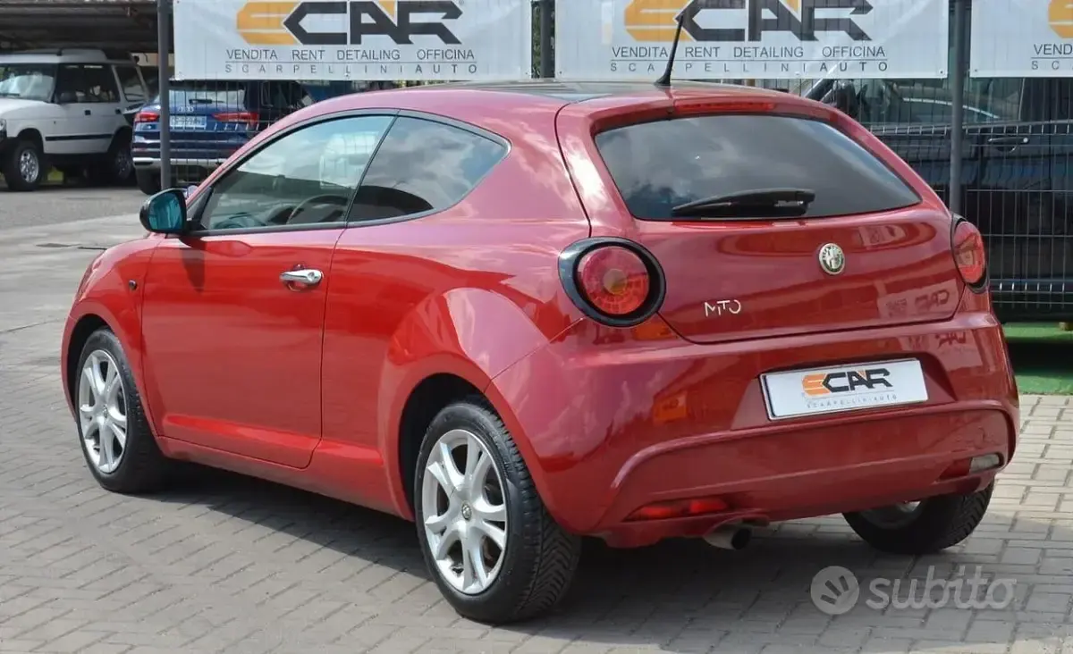 Usata Alfa Romeo MiTo Distinctive 95 CV (69 kW) 2011 Rosso Utilitaria