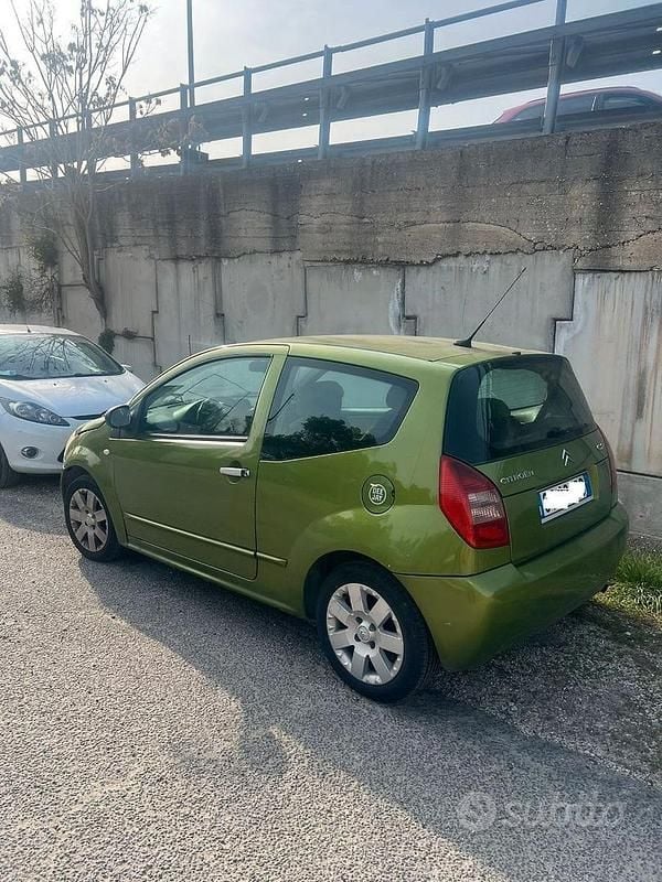 Usata Citroën C2 2005 Verde Utilitaria