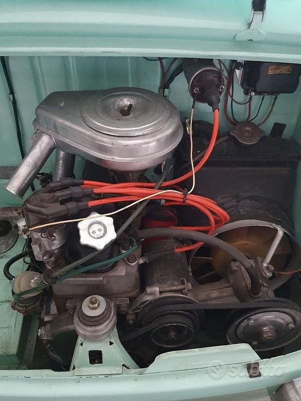 Usata Fiat 600D 42 CV (30 kW) 1960 Verde Utilitaria