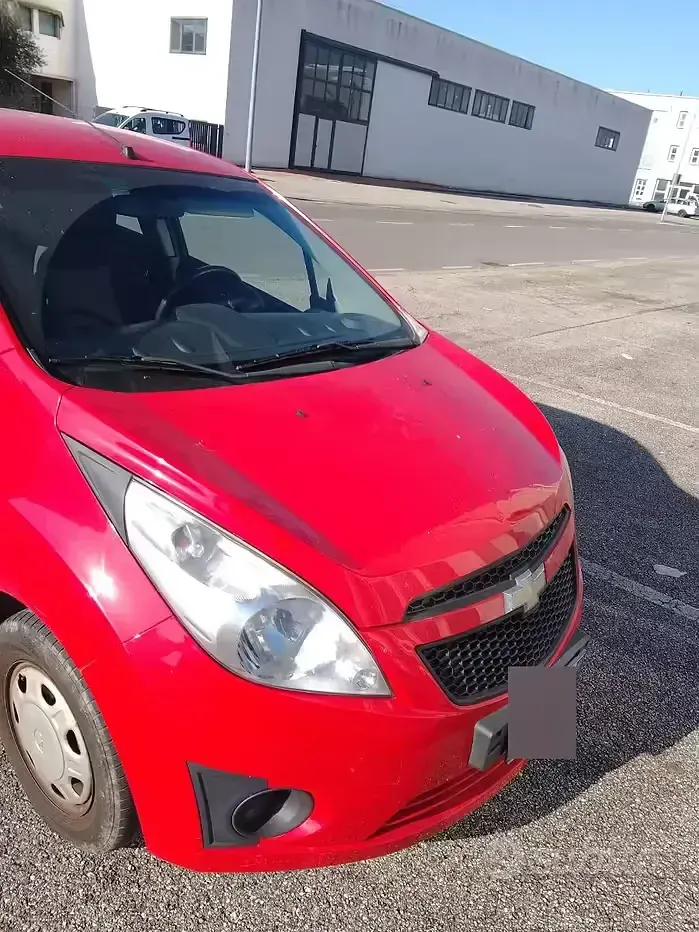 Usata Chevrolet Spark 68 CV (50 kW) 2011 Rosso Utilitaria