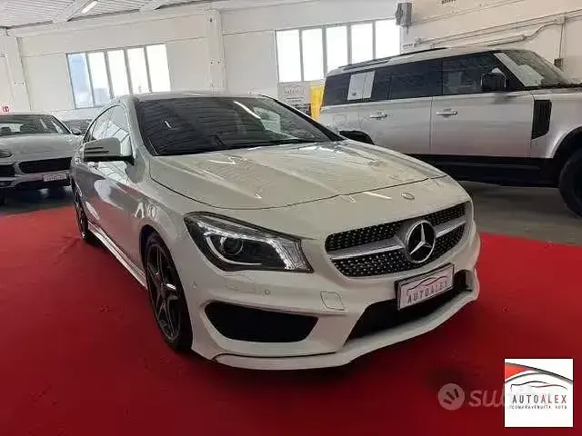 Usata Mercedes CLA200 135 CV (99 kW) 2015 Bianco Coupé