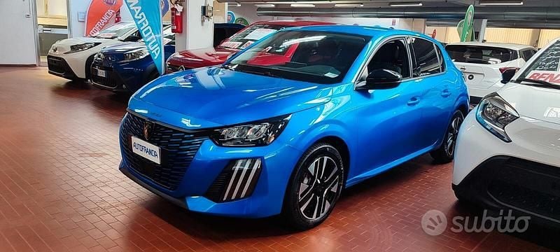 Nuova Peugeot 208 Allure 101 CV (74 kW) 2025 Blu Utilitaria
