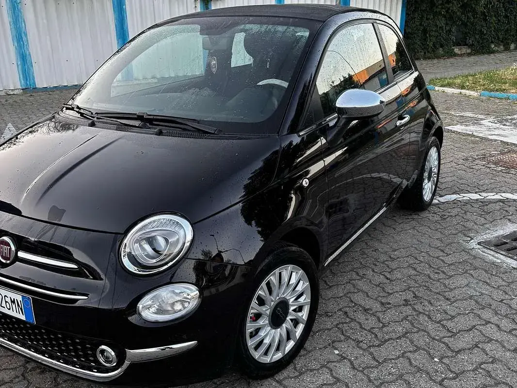 Usata Fiat 500C 69 CV (50 kW) 2024 Nero Cabrio