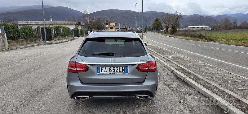 Usata Mercedes C250 Premium 204 CV (150 kW) 2015 Grigio Station wagon