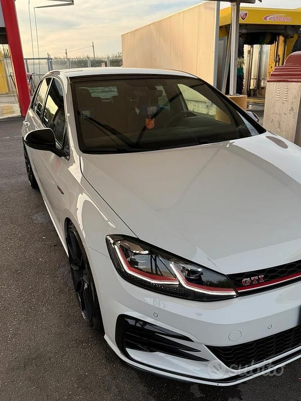 Usata VW Golf VII GTI 245 CV (180 kW) 2018 Bianco Berlina