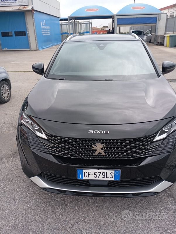 Usata Peugeot 3008 120 CV (88 kW) 2021 Nero Berlina