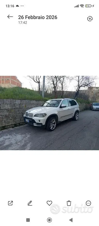 Usata BMW X5 235 CV (172 kW) 2008 Bianco SUV