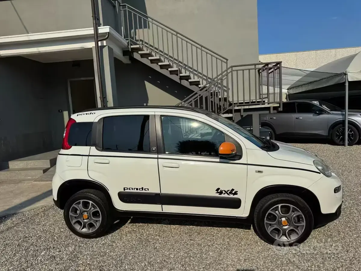 Usata Fiat Panda 4x4 S 75 CV (55 kW) 2013 Bianco Utilitaria