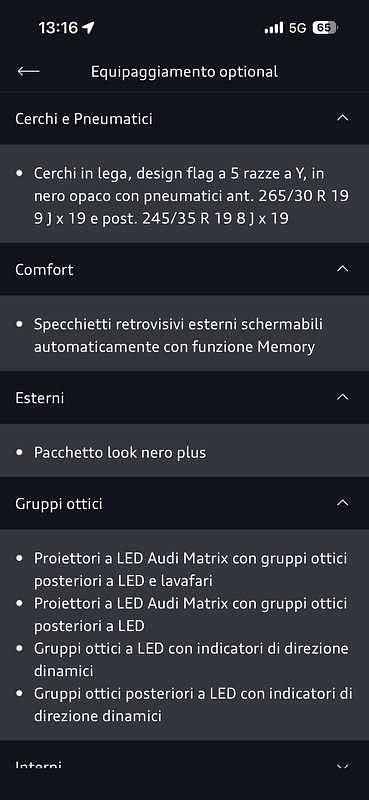 Usata Audi RS3 400 CV (294 kW) 2023 Berlina