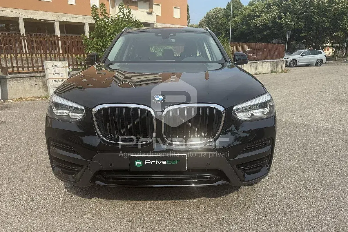 Usata BMW X3 Advantage 190 CV (139 kW) 2021 Nero SUV