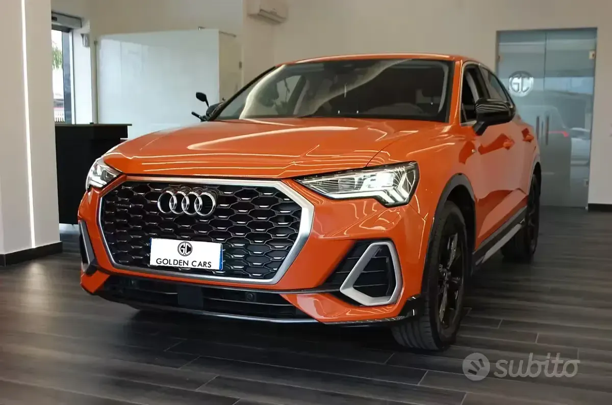 Usata Audi Q3 Sportback S-Line 150 CV (110 kW) 2020 Arancione SUV