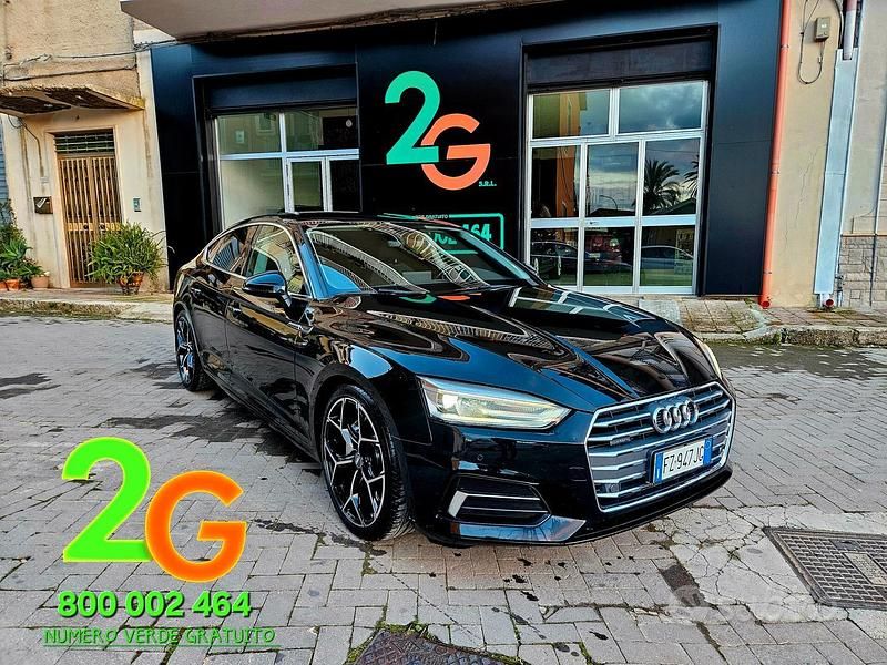 Usata Audi A5 Business 190 CV (139 kW) 2019 Nero Coupé