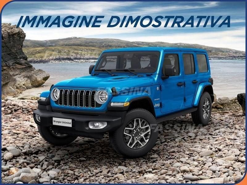 Nuova Jeep Wrangler Limited 271 CV (199 kW) 2025 Blu SUV