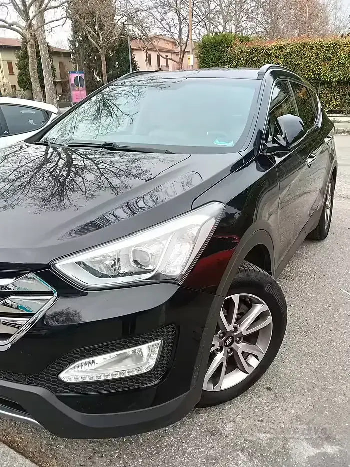 Usata Hyundai Santa Fe 150 CV (110 kW) 2015 Nero SUV