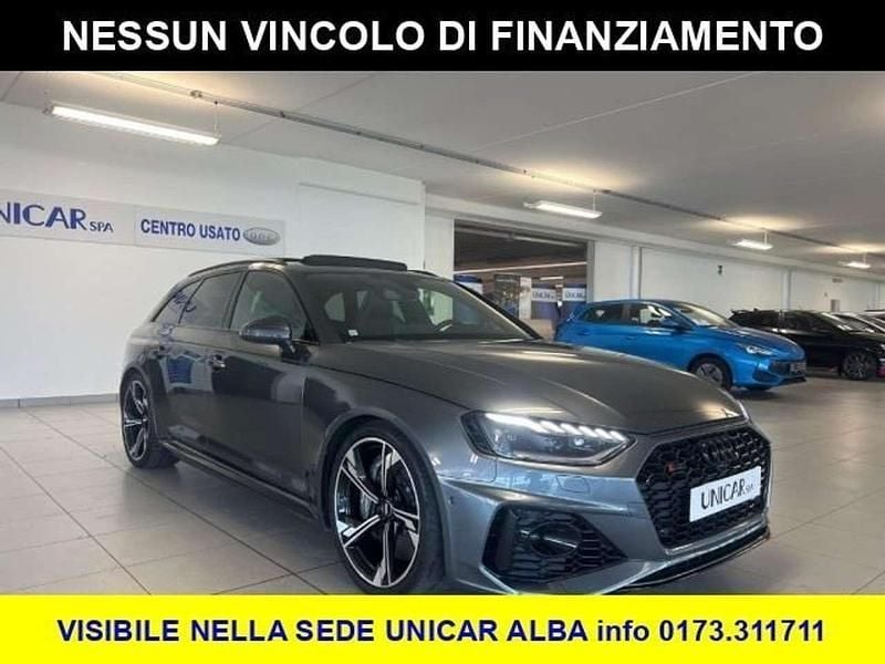 Usata Audi RS4 Ambiente 450 CV (330 kW) 2020 Grigio Station wagon
