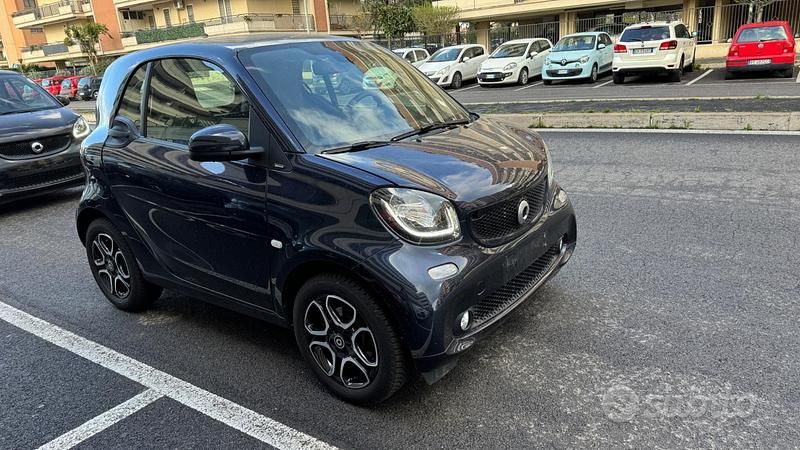 Usata Smart ForTwo Coupé Passion 90 CV (66 kW) 2018 Blu/azzurro Coupé
