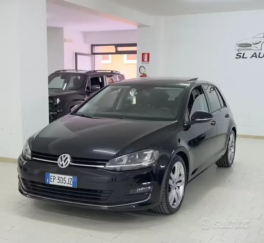 Usata VW Golf VII Highline 140 CV (102 kW) 2013 Nero Berlina