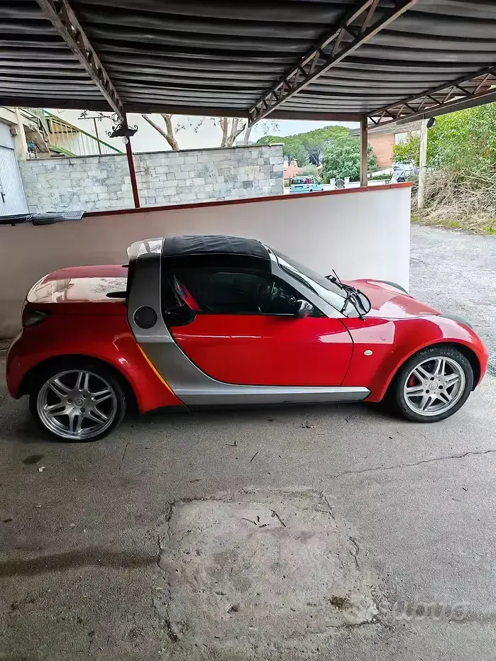 Usata Smart Roadster 82 CV (60 kW) 2003 Rosso Cabrio