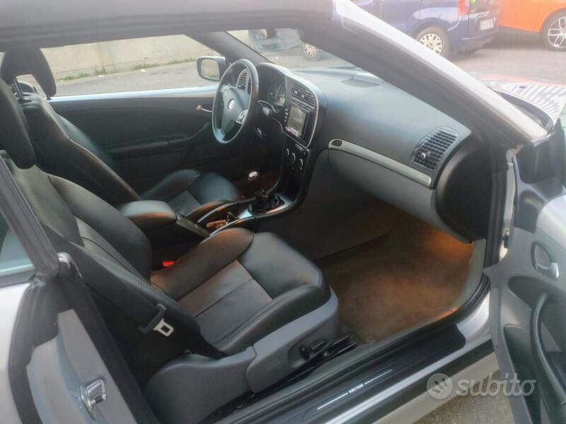 Usata Saab 9-3 Cabriolet Vector 150 CV (110 kW) 2008 Grigio Cabrio