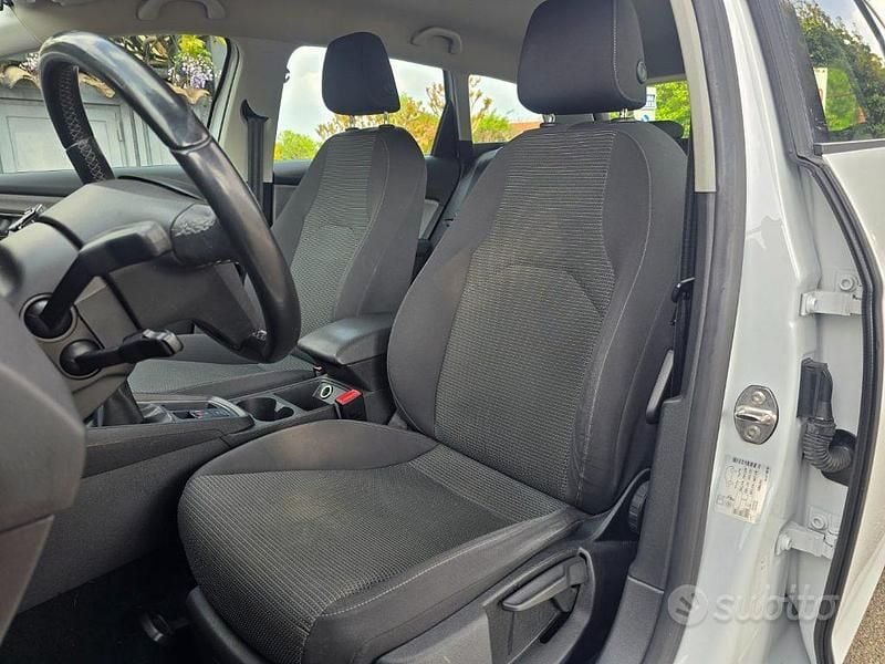 Usata Seat Leon ST Style 115 CV (84 kW) 2017 Bianco Station wagon