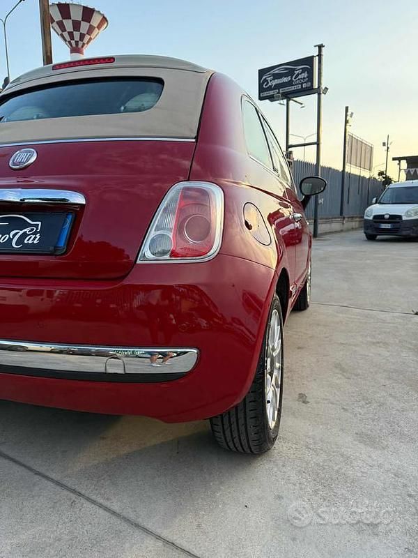 Usata Fiat 500C Rock 69 CV (50 kW) 2010 Rosso(met.) Cabrio