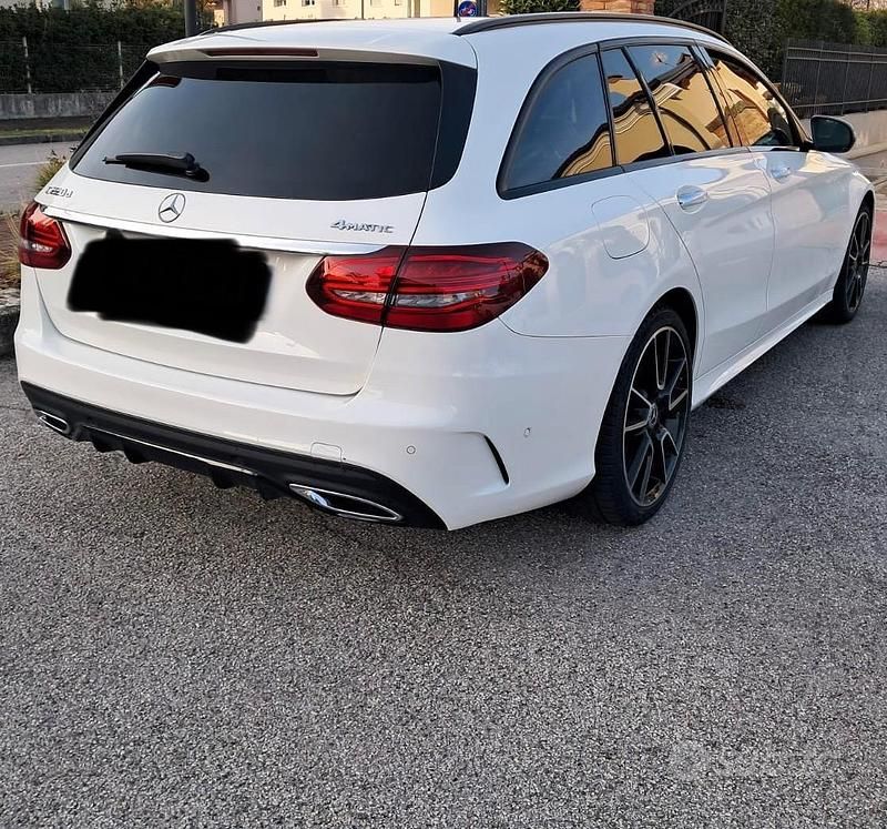 Usata Mercedes C220 Premium 194 CV (142 kW) 2019 Bianco Station wagon