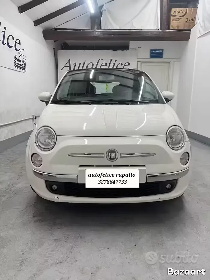 Usata Fiat 500 69 CV (50 kW) 2012 Bianco Berlina