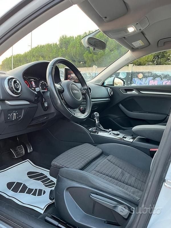 Usata Audi A3 S-Line 105 CV (77 kW) 2014 Bianco Berlina