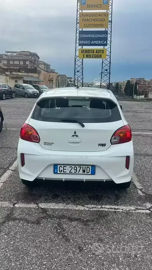 Usata Mitsubishi Space Star 71 CV (52 kW) 2021 Bianco Utilitaria