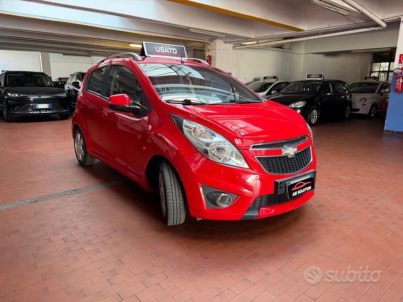 Usata Chevrolet Spark 82 CV (60 kW) 2011 Rosso Utilitaria