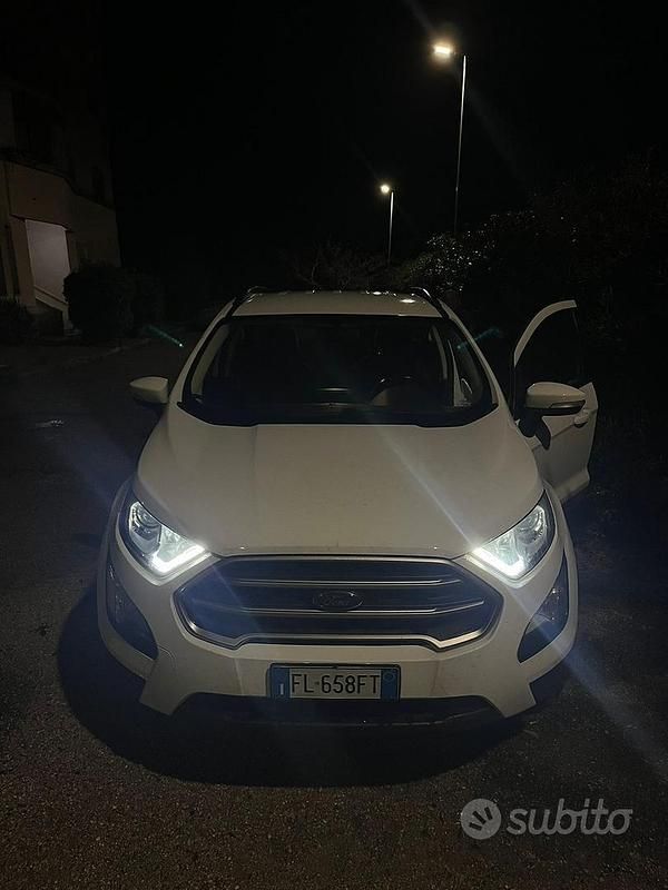 Usata Ford Ecosport 99 CV (72 kW) 2018 Bianco SUV