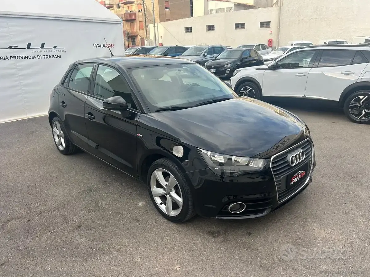 Usata Audi A1 S-Line 90 CV (66 kW) 2014 Nero Utilitaria
