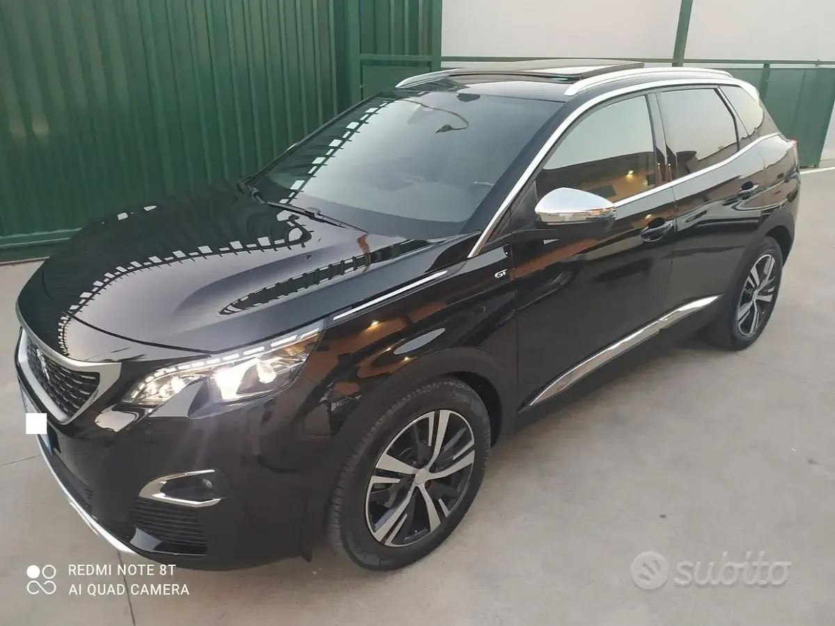 Usata Peugeot 3008 GT-line 120 CV (88 kW) 2018 Nero SUV