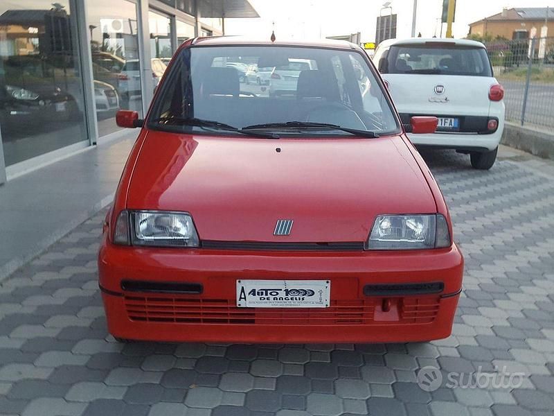 Usata Fiat Cinquecento 54 CV (39 kW) 1997 Rosso Utilitaria