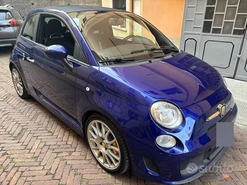 Usata Abarth 595C 160 CV (117 kW) 2016 Blu Cabrio