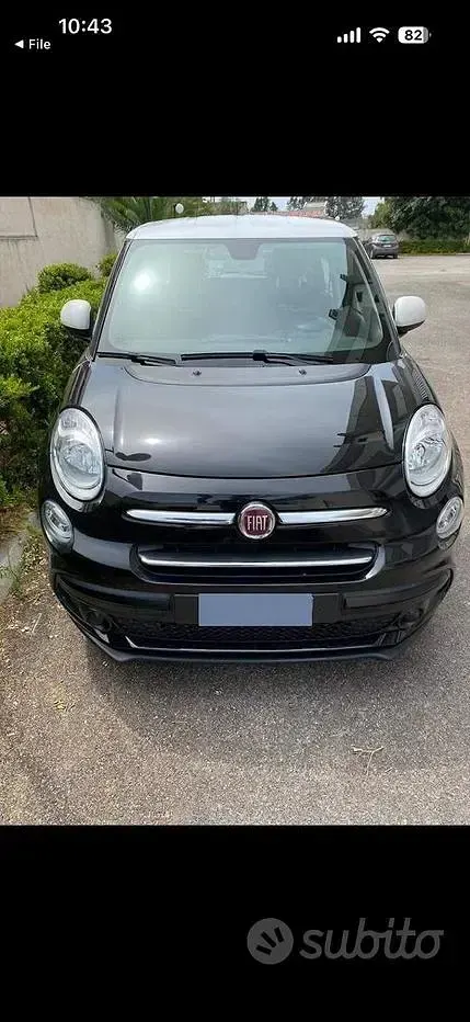 Usata Fiat 500L Pop Star 95 CV (69 kW) 2019 Nero Monovolume