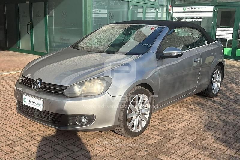 Usata VW Golf Cabriolet 105 CV (77 kW) 2012 Gray Cabrio