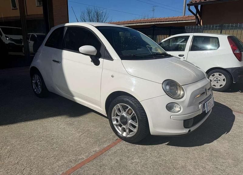 Usata Fiat 500 75 CV (55 kW) 2009 Bianco Cabrio