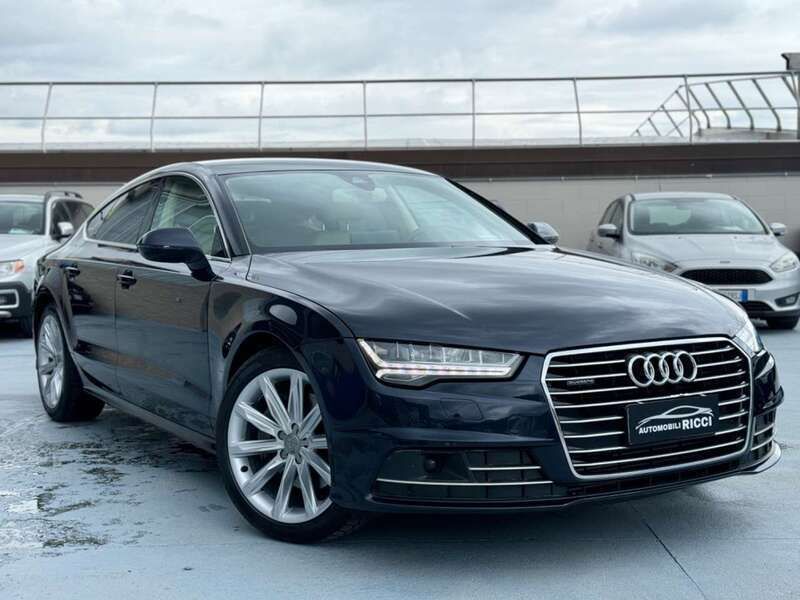 Usata Audi A7 272 CV (200 kW) 2016 Blu Utilitaria