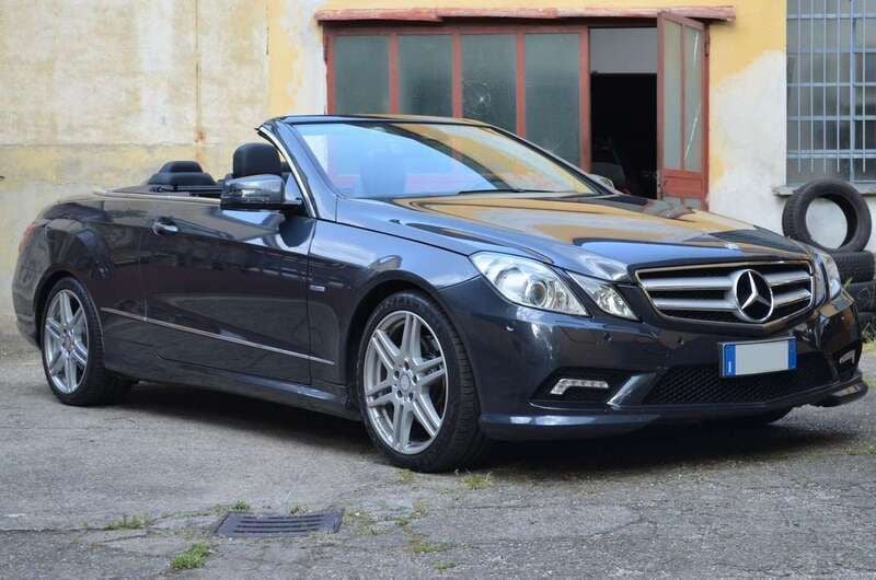 Usata Mercedes E350 Avantgarde 231 CV (169 kW) 2011 Grigio Cabrio