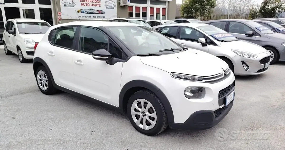 Usata Citroën C3 Shine 102 CV (75 kW) 2019 Bianco Utilitaria