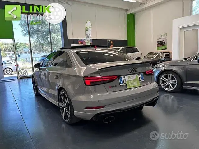 Usata Audi RS3 Comfort 400 CV (294 kW) 2018 Grigio Berlina