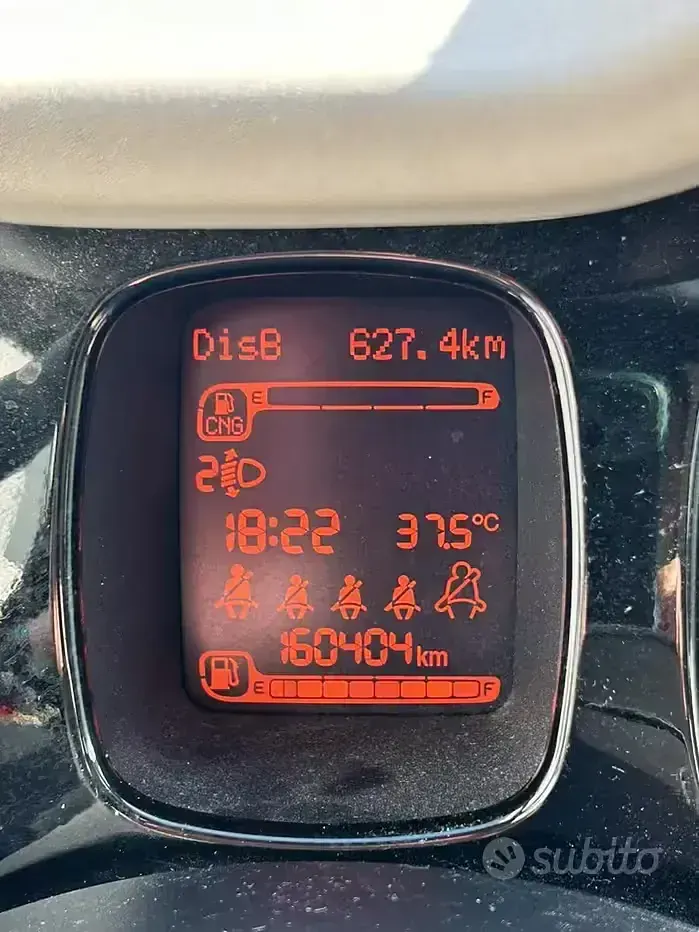 Usata Fiat Panda Lounge 85 CV (62 kW) 2014 Nero Utilitaria