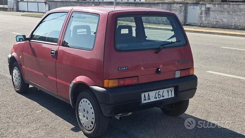 Usata Fiat Cinquecento 39 CV (28 kW) 1995 Rosso Utilitaria