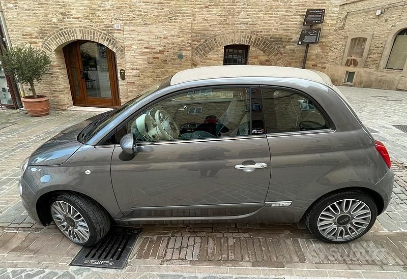 Usata Fiat 500C Lounge 69 CV (50 kW) 2018 Grigio Cabrio