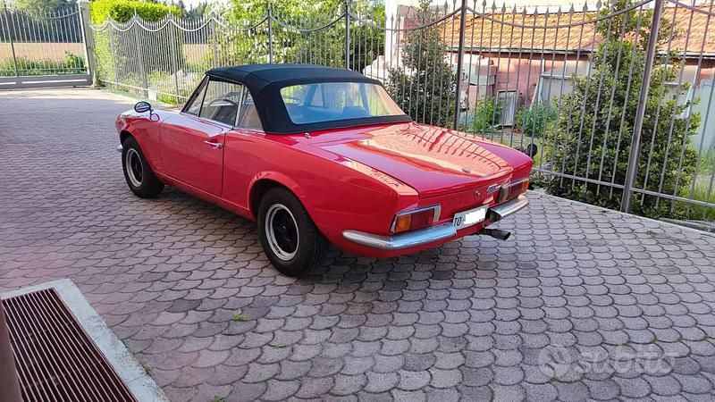 Usata Fiat 124 Spider 1970 Rosso Cabrio