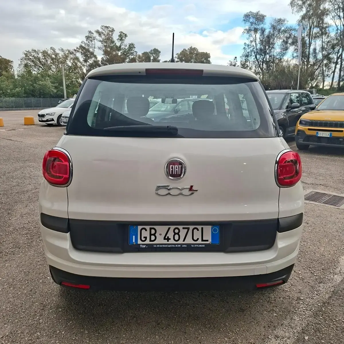 Usata Fiat 500L Mirror 95 CV (69 kW) 2020 Bianco Monovolume