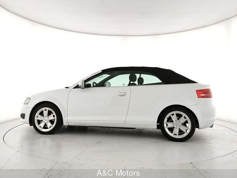 Usata Audi A3 Cabriolet Ambition 140 CV (102 kW) 2009 Bianco Cabrio