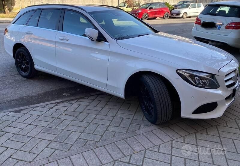 Usata Mercedes C180 116 CV (85 kW) 2016 Bianco Station wagon